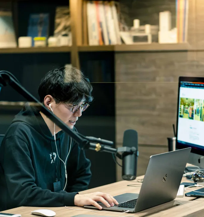 テスト収録の様子
