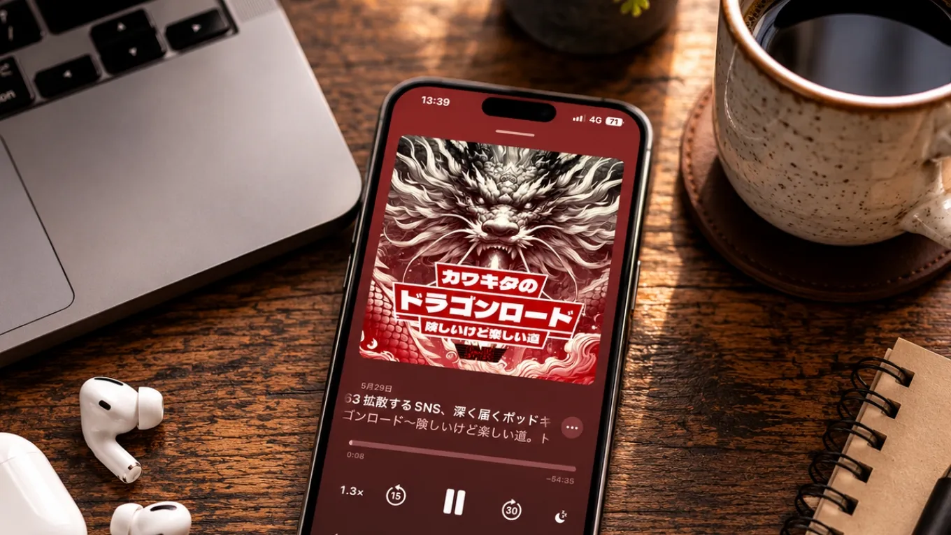 ポッドキャスト「ドラゴンロード～険しいけど楽しい道。トラックドライバーを憧れの仕事にするために～」
